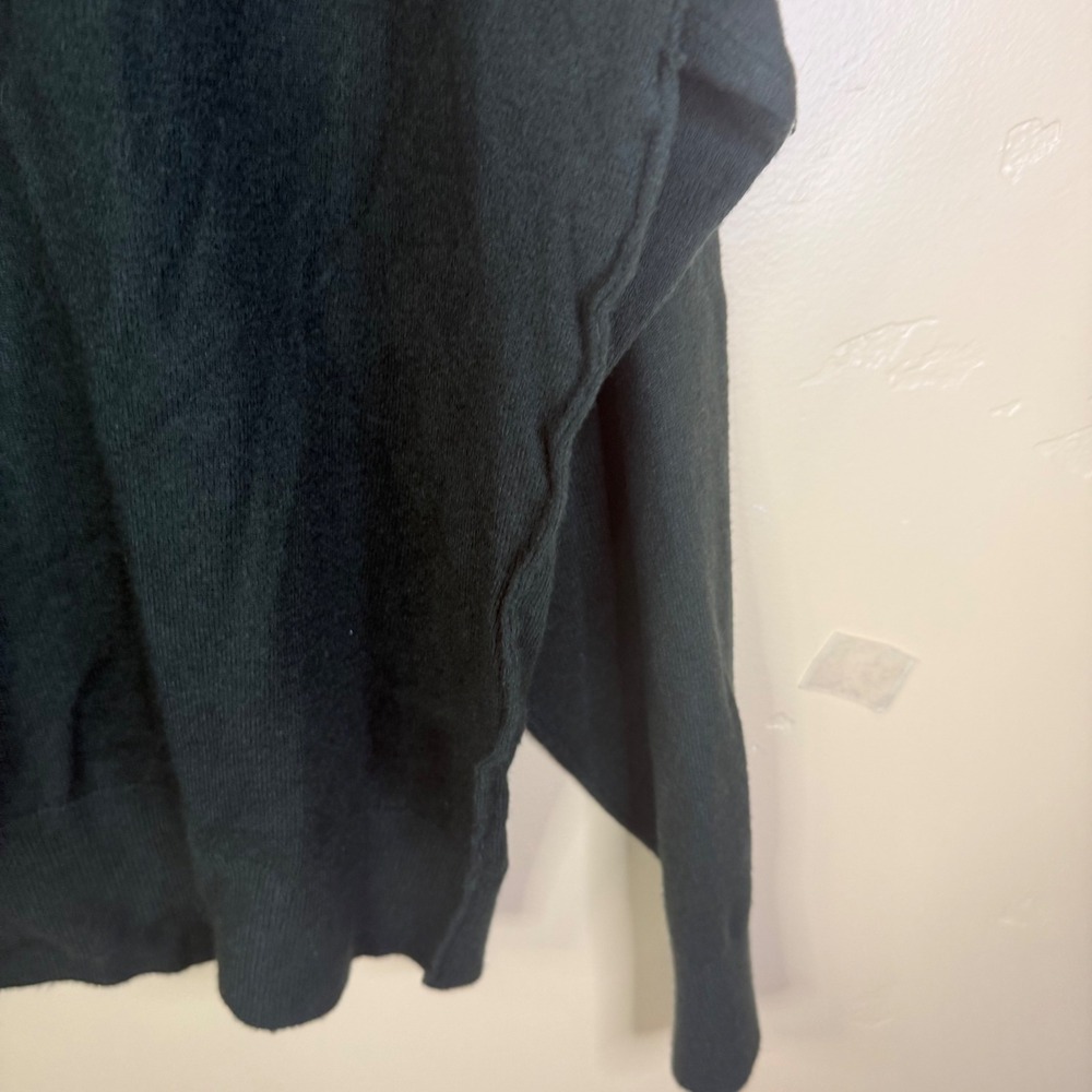 Evereve Lessie Off Shoulder Dark Green Soft Long Sleeve Sweater Size Large - Picture 11 of 11